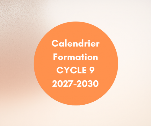 calendrier formation cycle 9